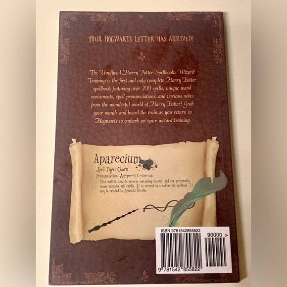 The Unofficial HARRY POTTER SPELL BOOK Wizard Training Paperback - Picture 4 of 6